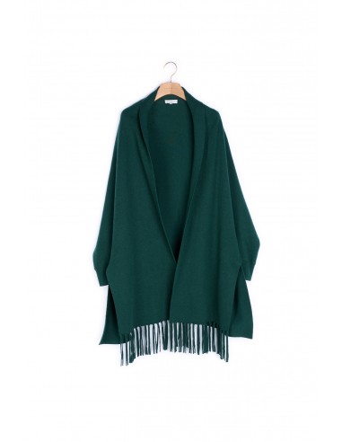 Cape en maille avec franges l'achat 