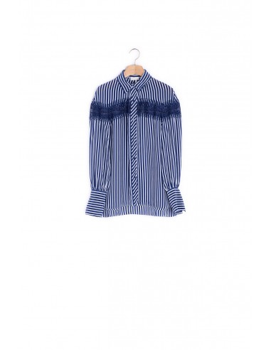 CHEMISE Marine en stock