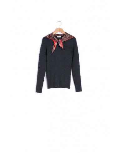 Pull avec capuche foulard imprimée 50-70% off 