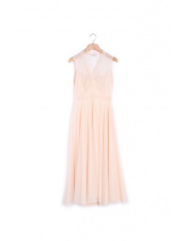 Robe longue en tulle brodé Jusqu'à 80% De Réduction